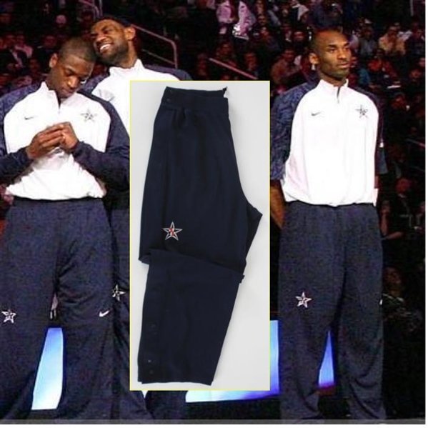 2008 Kobe Bryant Attributed Team USA Basketball Warm Up Pants (MEARS LOA)