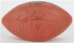 1997 Brett Favre Green Bay Packers Signed ONFL Tagliabue Super Bowl XXXI Football (JSA)