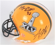 2011 Green Bay Packers Multi Signed Super Bowl XLV Champions Mini Helmet w/ 5 Signatures Including Mark Murphy, Sam Shields, Tramon Williams & More (JSA)