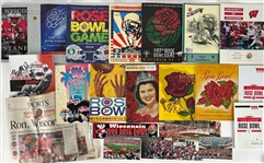 1953-2020 Wisconsin Badgers Rose Bowl Program Collection - Lot of 18