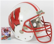 1993-94 Kenny Gales Wisconsin Badgers Game Worn Helmet (MEARS LOA)