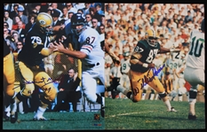 1956-1971 Forrest Gregg (d.2019) and Willie Davis (d.2020) Green Bay Packers Autographed 8"x10" Color Photos (Lot of 2) (JSA)
