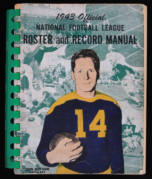 1943 Official National Football League Roster and Record Manual