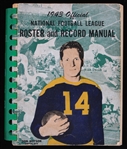 1943 Official National Football League Roster and Record Manual