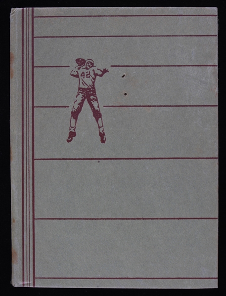 1949 Famous Names in Football Hardcover Book