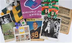 1940's-90's Baseball Football Basketball Sports Memorabilia Collection - Lot of 70+