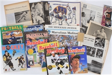 1940's-90's Baseball Football Basketball Sports Memorabilia Collection - Lot of 70+
