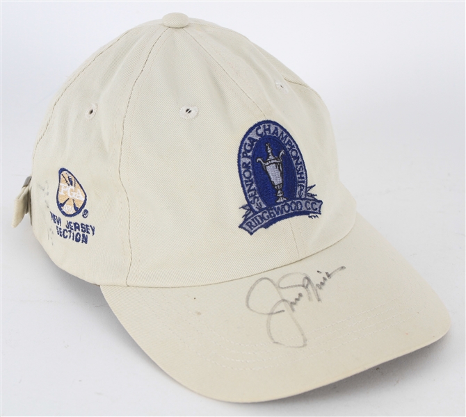 2000s Jack Nicklaus Signed Senior PGA Championship at Ridgewood Cap (JSA)