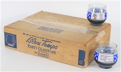 1969 Apollo 11 First Man On The Moon Lunar Landing Commemorative Drinking Glasses - Case of 12
