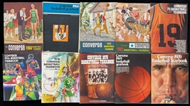 1965-81 Converse Basketball Yearbook Collection - Lot of 17