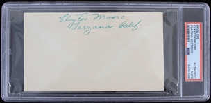 1958 Clayton Moore (d.1999) Lone Ranger Signed Envelope (PSA Slabbed)