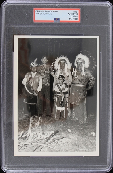1960s Jay Silverheels (d.1980) Lone Ranger Original 5"x7" B&W Photo (Type I Photo)