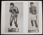 1974 Muhammad Ali and George Foreman 8"x10" B&W Photo