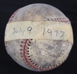 1973 Baseball Gifted by Darrell Porter of the Milwaukee Brewers (MEARS LOA)