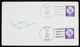 1962 Duke Snider Los Angeles Dodgers Signed Double Postmarked Envelope (JSA)