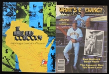 1972-87 Milwaukee Brewers Signed Publications - Lot of 2 w/ Team Signed 1972 Scorebook and Jim Gantner Signed Whats Brewing (JSA) 