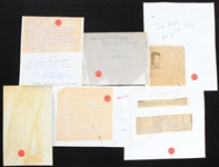 1930's-1950's Jack Dempsey 5x7 6x6 and 8x10 B&W Photos (Lot of 6)