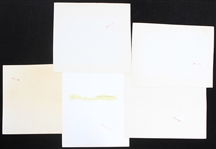 1969 Apollo 11 Space Mission 4x8 5x7 6x9 and 8x10 B&W Photos (Lot of 11)