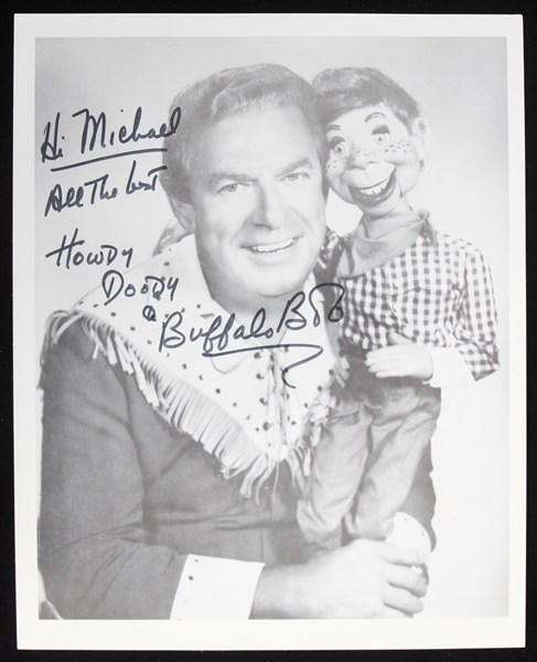 1947-1960 Buffalo Bill (d.1998) Howdy Autographed 8x10 B&W Photo (JSA)