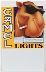 1993 Camel Lights 16" x 27" Tin Advertising Sign w/ Joe Camel