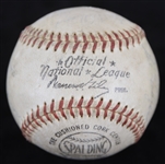 1958 Los Angeles Dodgers Team Signed ONL Giles Baseball w/ 18 Signatures Including Pee Wee Reese, Gil Hodges, Don Newcombe, Don Drysdale & More 