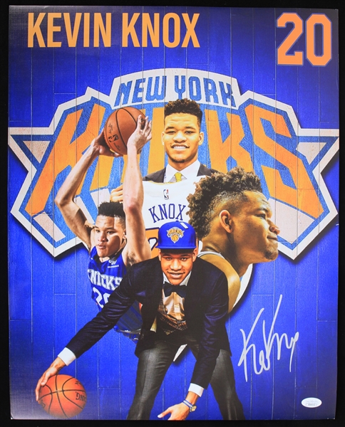 2018-21 Kevin Knox New York Knicks Signed 16" x 20" Photo (*JSA*)
