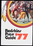 1977 Washington Redskins Press Guide