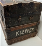 1910's Samri Baldwin The White Mahatma Magician's Touring Steamer Trunk