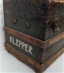 1910's Samri Baldwin The White Mahatma Magician's Touring Steamer Trunk