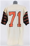 1980's Princeton Tigers #71 Game Worn Football Jersey (MEARS LOA)