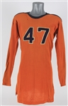 1950s Princeton Tigers #47 Game Worn Durene Football Jersey (MEARS LOA)