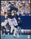 2005 Lawrence Taylor New York Giants Signed 16" x 20" Photo *JSA*
