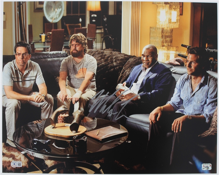 2010s Mike Tyson World Heavyweight Champion Signed 16" x 20" The Hangover Photo (JSA/Beckett)