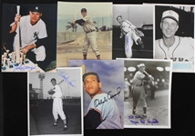 1970's-80's Baseball Signed Photo Index Card Collection - Lot of 15