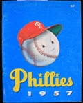 1957 Philadelphia Phillies Multi Signed Yearbook w/ 20+ Signatures