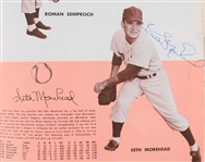 1957 Philadelphia Phillies Multi Signed Yearbook w/ 20+ Signatures