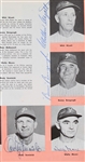 1957 Philadelphia Phillies Multi Signed Yearbook w/ 20+ Signatures