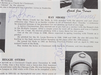 1965 Cincinnati Reds Multi Signed Yearbook w/ 15+ Signatures
