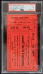 1976 Muhammad Ali Antonio Inoki Closed Circuit Viewing Full Ticket (PSA Slabbed Full NM 7) Troy Kinunen Collection