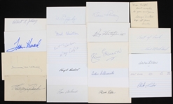 1930s-1940s Heinz Becker Chicago Cubs Ray Culp Philadelphia Phillies and More Signed 3"x5" Index Cards (Lot of 18) (JSA)