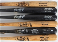 1990s-2000s Milwaukee Brewers Professional Model Game Used Bat Collection - Lot of 6 w/ Darryl Hamilton, Gary Sheffield, Jeff Cirillo Signed & More (MEARS LOA/JSA)