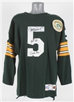 1990s Paul Hornung Green Bay Packers Signed Champion Super Bowl I Throwback Jersey (JSA) 