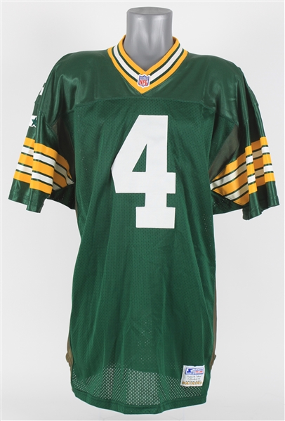 1995-96 Brett Favre Green Bay Packers Signed Professional Model Home Jersey (MEARS LOA/JSA)