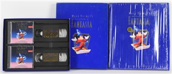 1990s Walt Disneys Fantasia Masterpiece Editions - Lot of 2 w/ VHS & Laser Disc