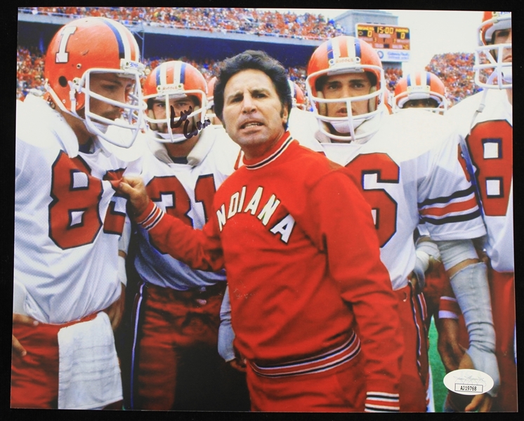 1980s Lee Corso Indiana Hoosiers Signed 8" x 10" Photo (JSA)