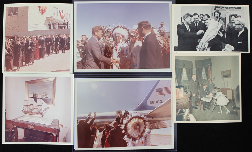 1963 John F. Kennedy 35th President of the United States Original Cecil Stoughton Photographs - Lot of 5 (JG Autographs/Stoughton COA)