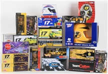 1990s-2000s Matt Kenseth NASCAR Racing Memorabilia - Lot of 30+ w/ MIB Scale Models, MIB Bobbleheads, Pennants, Caps, Helmets & More 