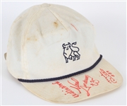 1990s Mike Ditka Willie Wood Neal Anderson Bears/Packers Signed Merrill Lynch Golf Cap (JSA)