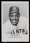 1966 Willie Mays San Francisco Giants 3.5" x 5" AP News Library Photo