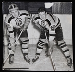 1945 Jack Crawford Boston Bruins 6.25" x 6.25" Photo